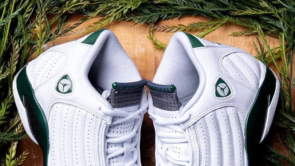 Air Jordan 14 “Forest Green” returns on 31 October at $215